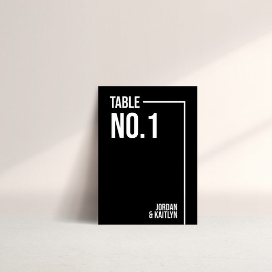Wednesday - Table Number